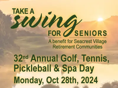 Swing for Seniors Event Logo