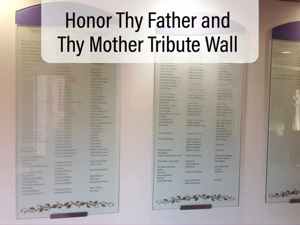 Tribute Wall